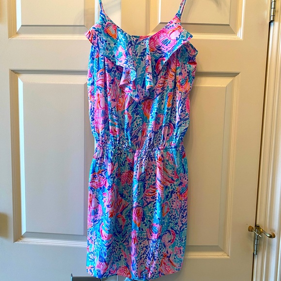 Lilly Pulitzer Pants - Lilly Pulitzer Pink and Blue Jumpsuit